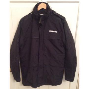 Men&#039;s Komatsu Black Hooded Jacket - Size Large