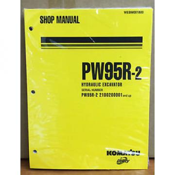 Komatsu Service PW95R-2 Excavator Shop Manual NEW REPAIR