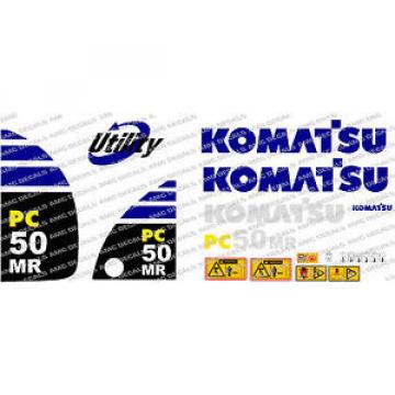 KOMATSU PC50MR DIGGER DECAL STICKER SET