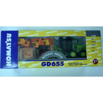 KOMATSU GD655 MOTORGRADER, 1:50TH SCALE MIB, NEVER OPENED