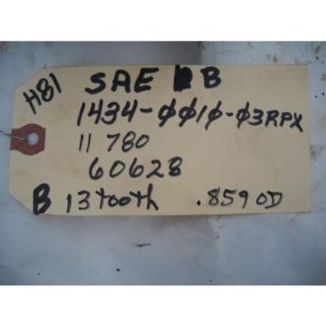 SATOH MITSUBISHI BOLEN SEIKI 1434 HYDRAULIC PUMP SAE B 1434-0010 03RPX