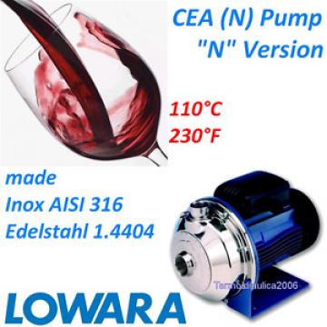 Lowara CEA AISI 316 Centrifugal Pump CEA210/3N/D 1,1KW 1,5HP 3x230/400V 50HZ Z1