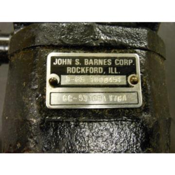 CARTER-REGENT-MOTOR/ John S. BARNES Boost Pump GC-1000B 1/8 hp 3.8 gpm 28V NEW