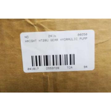 NEW HAIGHT HT20U HYDRAULIC GEAR PUMP D559728