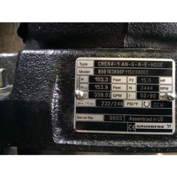 Grundfos CRE64-1AN-G-A-E-H00E Electronic Circulator Pump