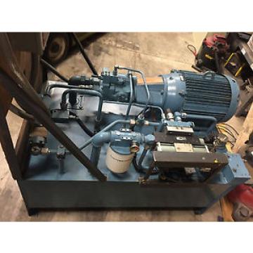 HYDRAULIC POWER UNIT 20 HP ACTIVATION INC HAGGLUNDS DENISON PV20 2R1B FOO