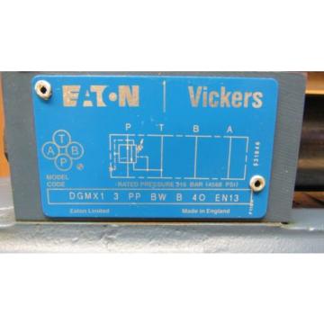 EATON VICKERS KHDG5V 2C280N200 X VM U1 H1 20 HYDRAULIC DIRECTIONAL CONTROL VALVE