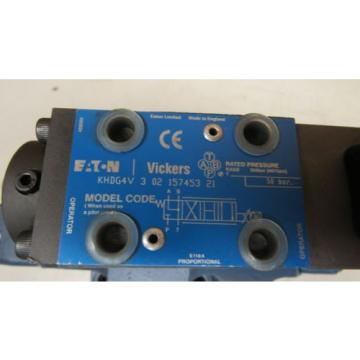 EATON VICKERS KHDG5V 2C280N200 X VM U1 H1 20 HYDRAULIC DIRECTIONAL CONTROL VALVE