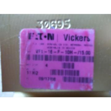 Origin EATON VICKERS VF1-16-F-10H-/1500 HYDRAULIC FLOW REGULATOR 02176283