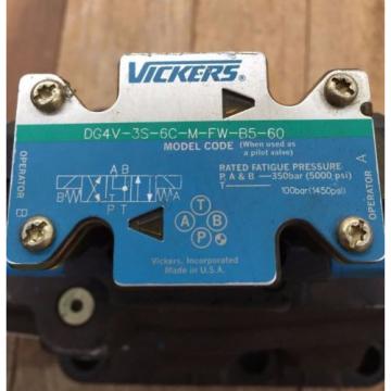 Origin VICKERS DG4V-3S-6C-M-FW-B5-60 HYDRAULIC  VALVE  DG5V-10-S-2C-1-T-M-FW-B-10