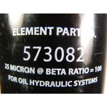 Vickers / Eaton 573082 Hydraulic Filter Element 25 Micron  USED