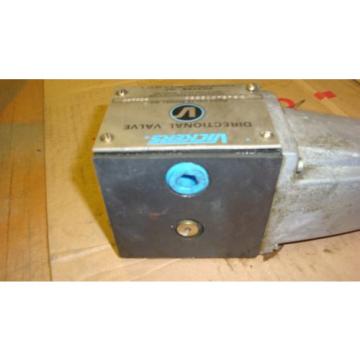 Vickers Solenoid Valve DG4S4012C50 Used FREE SHIPPING