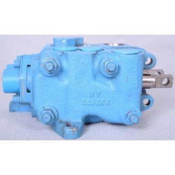 Vickers Double Spool Hydraulic Valve Working PN 222627 Blue FREE SHIPPING