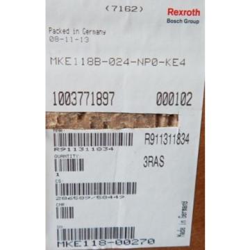 Rexroth Permanent Magnet Motor MKE 118B-024-NP0-KE4 - unused/OVP -