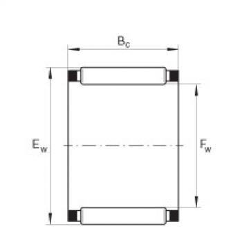 FAG Needle roller and cage assemblies - K110X117X24