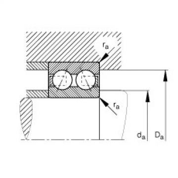 FAG Angular contact ball bearings - 30/7-B-TVH