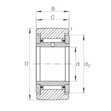 FAG Yoke type track rollers - NATR25