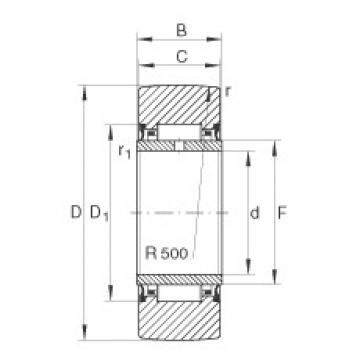 FAG Yoke type track rollers - NA2205-2RSR