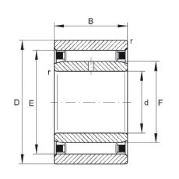 FAG Needle roller bearings - NAO15X32X12-IS1-XL