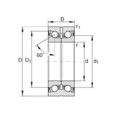 FAG Axial angular contact ball bearings - ZKLN100160-2Z-XL