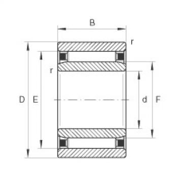 FAG Needle roller bearings - NAO80X110X30-XL