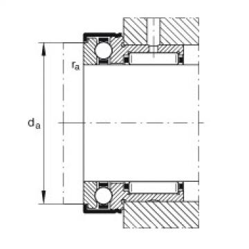 FAG Needle roller/axial ball bearings - NKX17-XL