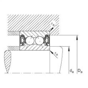 FAG Angular contact ball bearings - 3000-B-2RZ-TVH