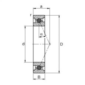 FAG Spindle bearings - HC7017-E-T-P4S