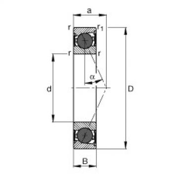 FAG Spindle bearings - HCB7003-E-2RSD-T-P4S