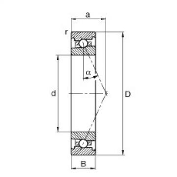 FAG Spindle bearings - HS71917-E-T-P4S