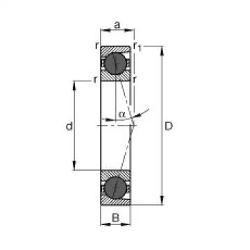 FAG Spindle bearings - HCB7017-C-T-P4S