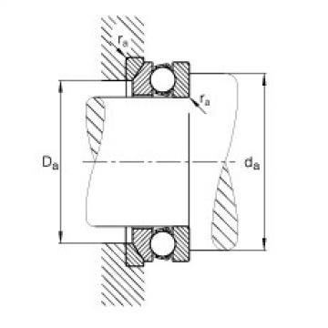 FAG Axial deep groove ball bearings - 53202 + U202