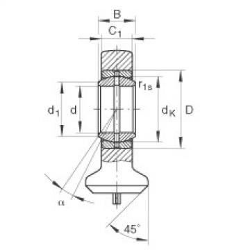 FAG Hydraulic rod ends - GK50-DO