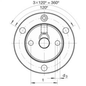 FAG Axial conical thrust cage needle roller bearings - ZAXFM1255