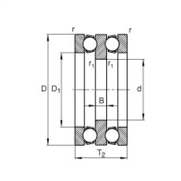 FAG Axial deep groove ball bearings - 52228