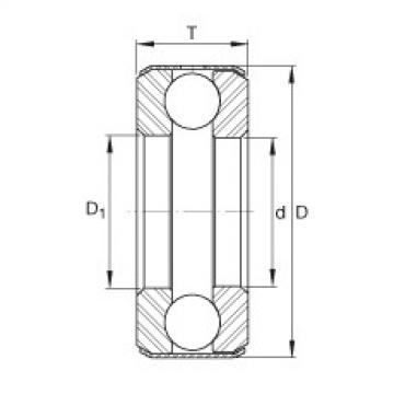 FAG Axial deep groove ball bearings - B12