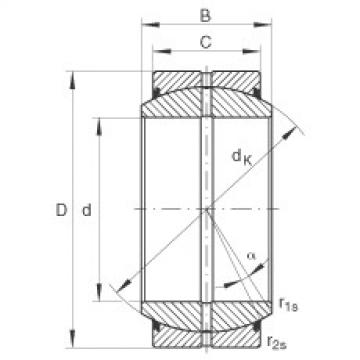 FAG Radial spherical plain bearings - GE280-DO-2RS