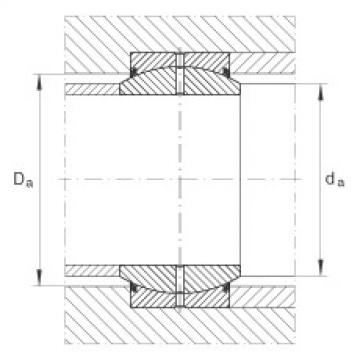 FAG Radial spherical plain bearings - GE280-DO-2RS