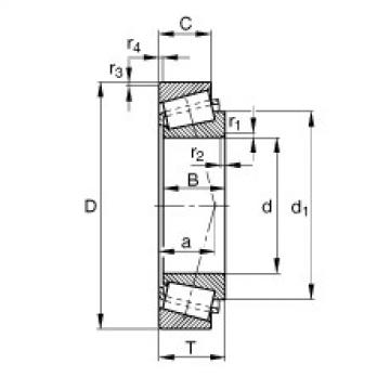 FAG Tapered roller bearings - 30214-XL