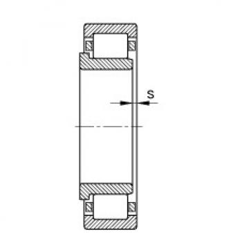 FAG Cylindrical roller bearings - NJ208-E-XL-TVP2