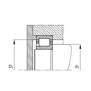 FAG Cylindrical roller bearings - NJ220-E-XL-TVP2