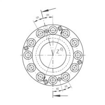 FAG Needle roller/axial cylindrical roller bearings - ZARF70160-TV