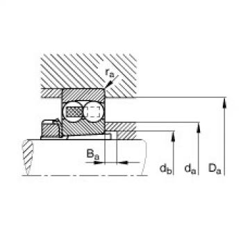 FAG Self-aligning ball bearings - 1317-K-M-C3 + H317