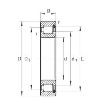 FAG Cylindrical roller bearings - SL1818/500-E-TB