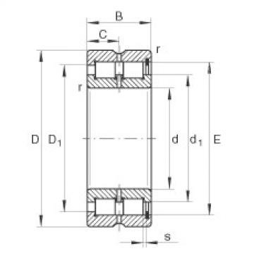 FAG Cylindrical roller bearings - SL185068-TB