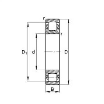 FAG Barrel roller bearings - 20217-MB