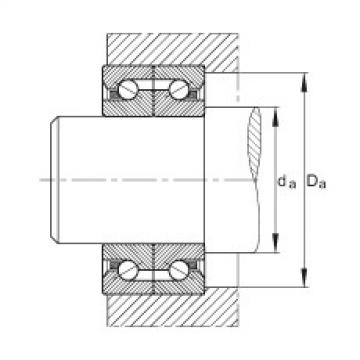 FAG Axial angular contact ball bearings - BSB2562-SU-L055