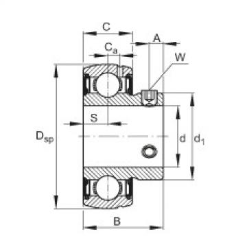 FAG Radial insert ball bearings - SUB207