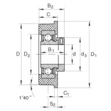 FAG Radial insert ball bearings - CRB25/72-XL