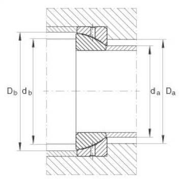 FAG Angular contact spherical plain bearings - GE55-SX